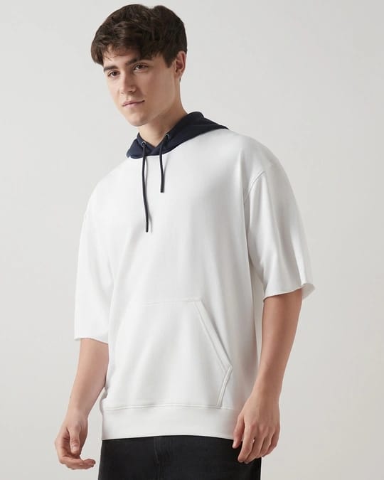 GLOID Down Shoulder Hoodie – Oversized Streetwear Comfort Fit for Men & Women