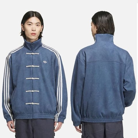 GLOID Navy Blue CNY Jacket – Oversized Korean Streetwear