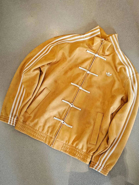GLOID Mustard Yellow CNY Jacket – Oversized Korean Streetwear