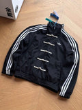 gloid CNY-Inspired Premium Black Suede Streetwear Jacket